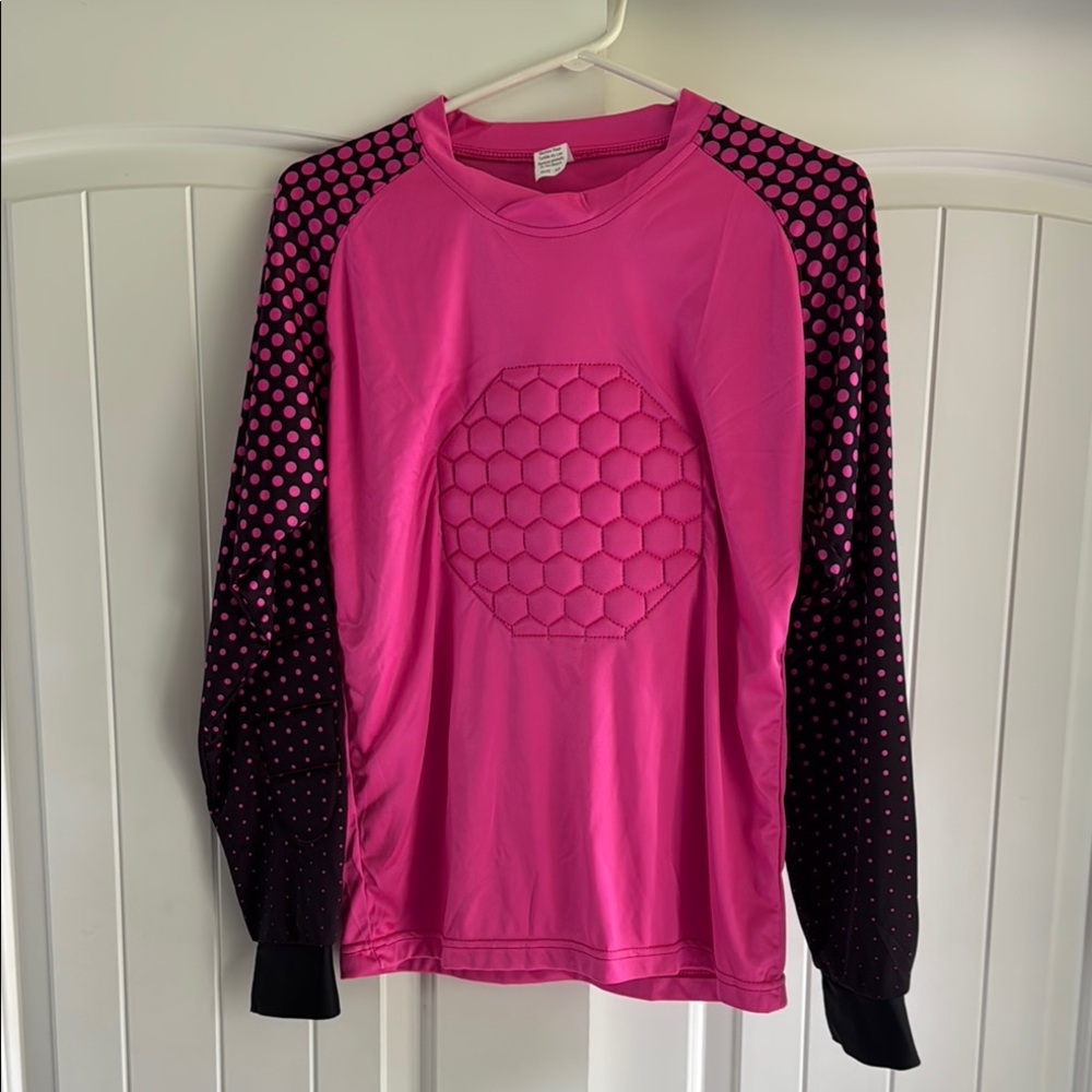 Soccer Goalie Shirt, Padded Goalkeeper Jersey